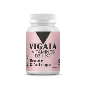 Vigaia Vitamine D3+K2 – Le Duo Essentiel pour des Os Solides et un Cœur Sain