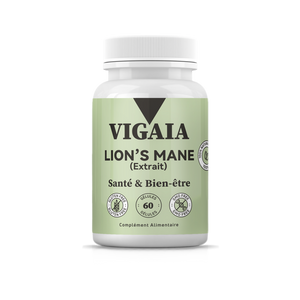 Vigaia Lion’s Mane – Soutien Cognitif & Bien-être Cérébral
