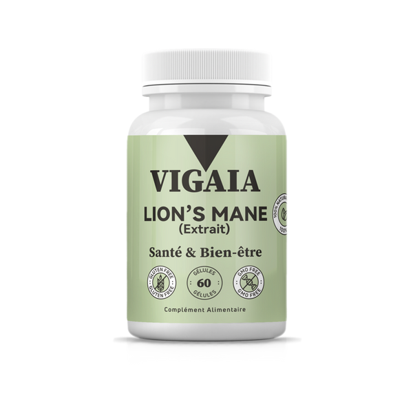 Vigaia Lion’s Mane – Soutien Cognitif & Bien-être Cérébral