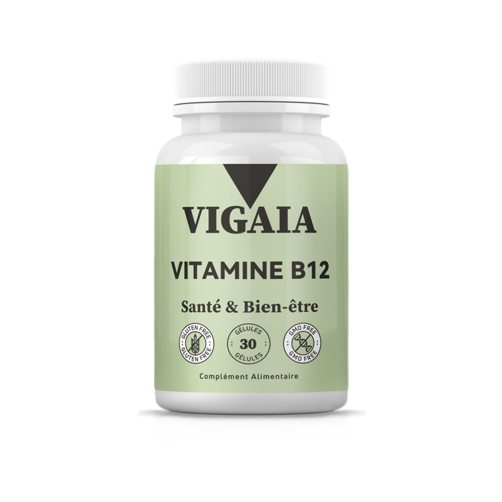 Vigaia Vitamine B12 – Soutien Essentiel Contre la Fatigue et pour les Fonctions Cérébrales