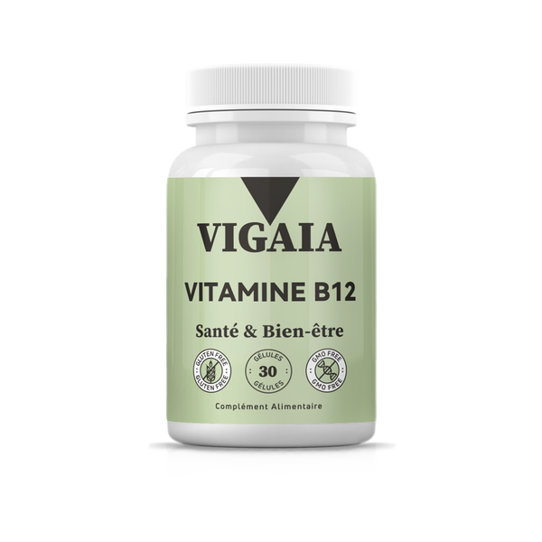Vigaia Vitamine B12 – Soutien Essentiel Contre la Fatigue et pour les Fonctions Cérébrales