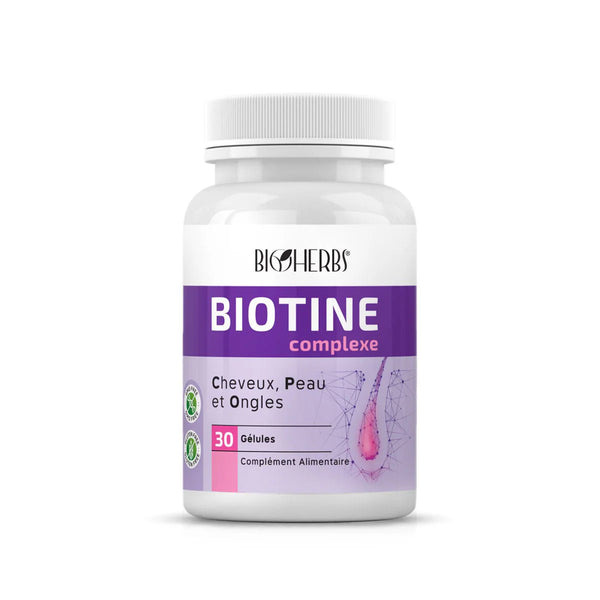 Vigaia Biotine 2500 mcg – Fortifiant Cheveux, Peau & Ongles