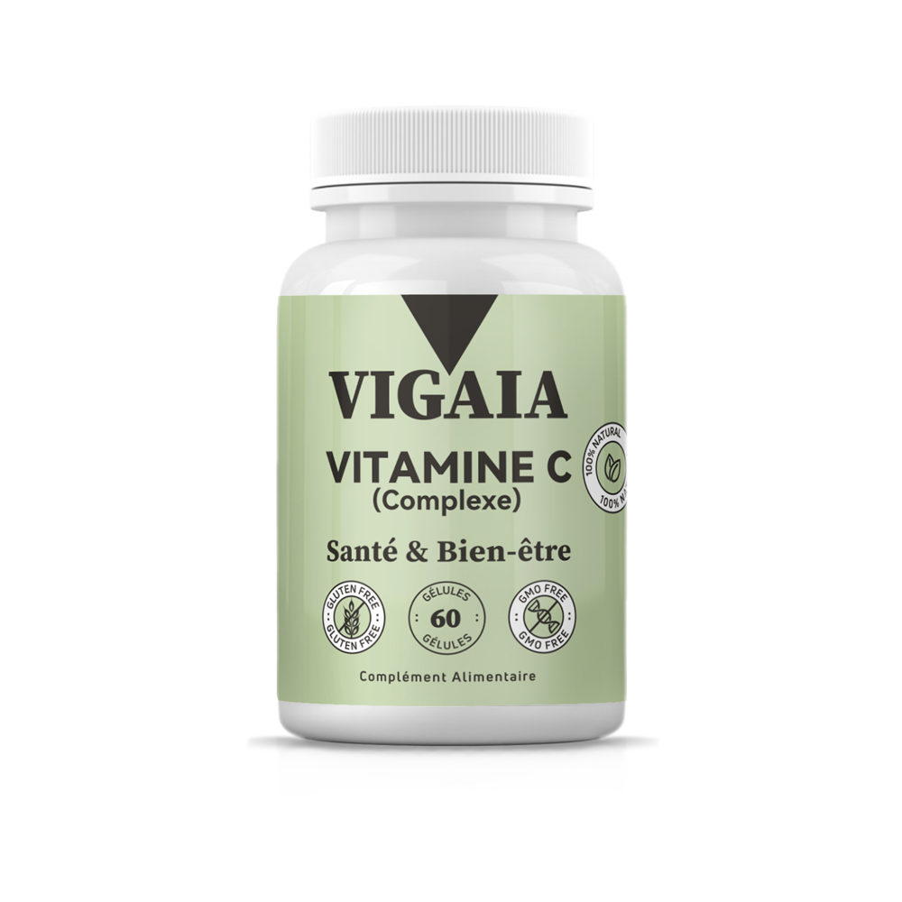 Vigaia Vitamine C Complexe – Bouclier Antioxydant et Énergie Naturelle