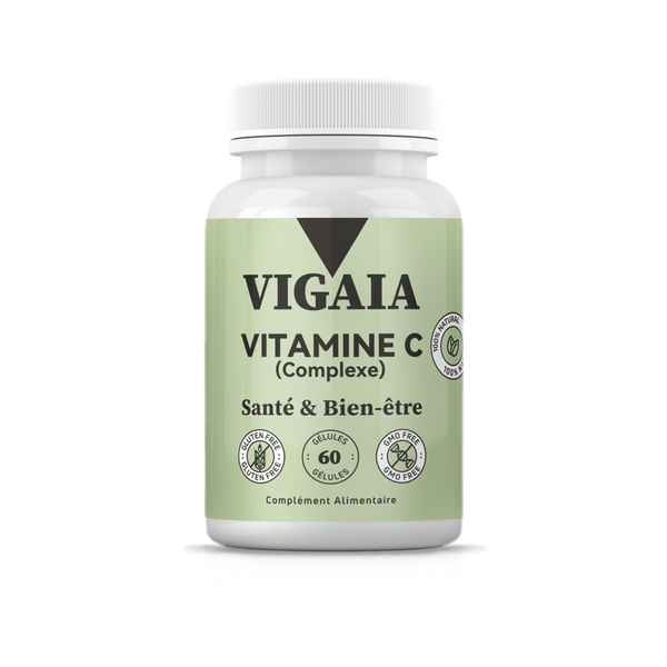 Vigaia Vitamine C Complexe – Bouclier Antioxydant et Énergie Naturelle